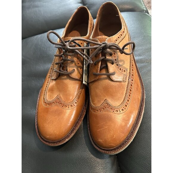Frye Wingtip Leather Brogue Shoes, Oxford Formal Dress Shoes, SzUS 10.5
